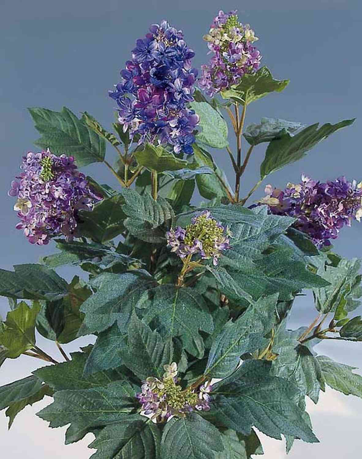 Arbusto de hortensia paniculata artificial BEATRIX, lila-morado, 115cm