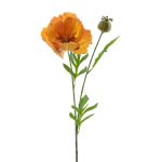 Decorative poppy EDESSA, orange-yellow, 31"/80cm