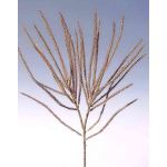 Artificial cedar branch THEOBALD, glitter, gold, 24"/60cm