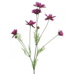 Artificial cosmos branch BAILING, violet, 3ft/90cm