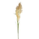 Artificial Pampas grass branch LINEN with panicles, beige-brown, 5ft/145cm