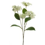 Artificial hydrangea PINNIAN, white, 28"/70cm