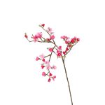 Artificial apple blossom branch SADAKA with blossoms, fuchsia-pink, 3ft/100cm