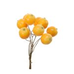 Artificial fruit Orange TINJA, 10 pieces, orange, 4.7"/12cm