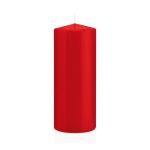 Lantern candle MAEVA, pillar, red, 8"/20cm, Ø3.1"/8cm, 119h - Made in Germany