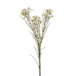 Artificial wax flower MEDEA, cream, 31"/80cm