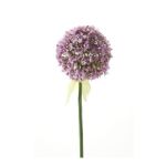 Artificial allium DURBAN, light violet, 28"/70cm