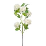 Artificial viburnum spray FONTE, cream, 30"/75cm