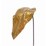 Artificial Indian shot leaf DEBY, gold, 3ft/95cm