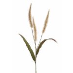 Artificial fountain grass HIWA, panicles, beige, 3ft/95cm