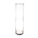 Glass flower vase SANYA AIR, cylinder, clear, 24"/60cm, Ø6"/15cm