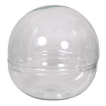 Glass succulent terrarium BRYSON, ball, clear, 11"/28cm, Ø11"/28cm