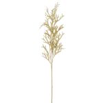 Artificial elkhorn fern branch NABURI, green-beige, 31"/80cm