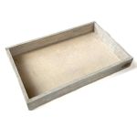 Rectangular wooden tray MARTAL, natural-lightly whitewashed, 13"x8"x1.6"/32x20x4cm