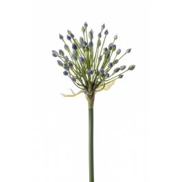 Artificial ornamental leek KATYNA, blue, 28