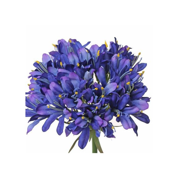 Artificial agapanthus MAILIN, blue-purple, 70cm, Ø13cm - Fake flowers