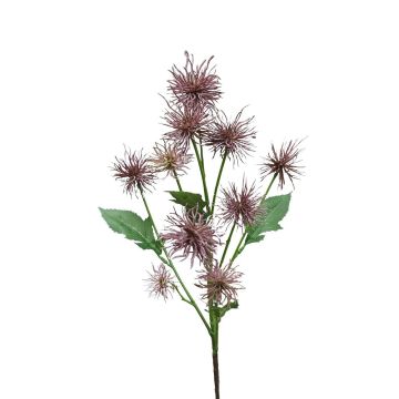 Artificial globe thistle GESKENDA, purple, 24"/60cm