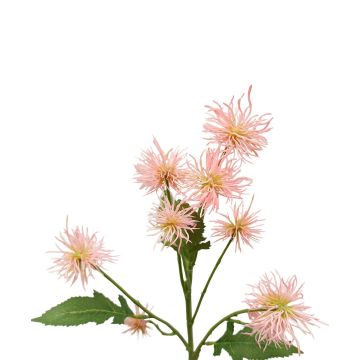 Artificial globe thistle GESKENDA, pink-yellow, 24"/60cm