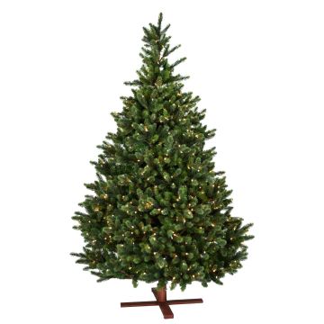 Artificial fir LYON SPEED DELUXE, LEDs, 6ft/180cm, Ø4ft/115cm