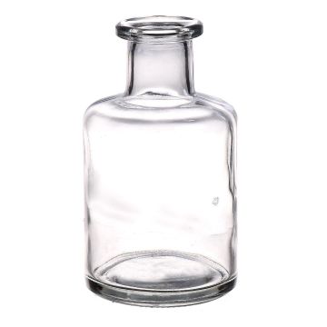 Glass vase BARTOLOMEA, clear, 4.6"/11,8cm, Ø2.7"/6,8cm