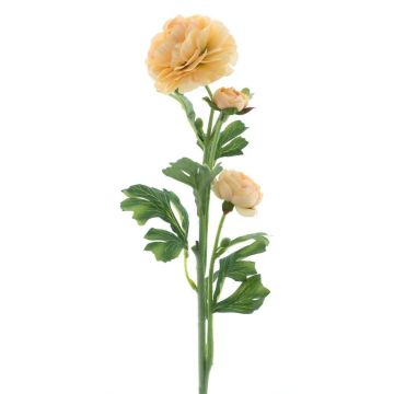 Artificial flower Ranunculus PROTO, peach, 26"/65cm