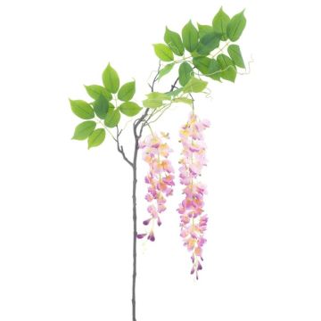 Artificial flower branch Wisteria LIANMU, mauve, 5ft/140cm