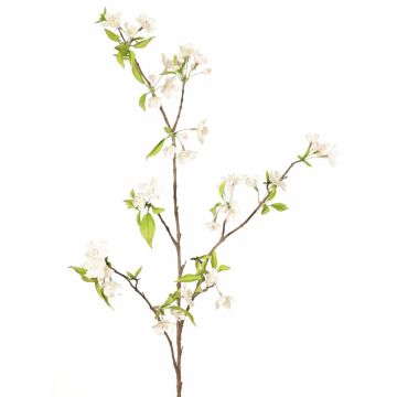 Decorative pear blossom branch CLIVE, blossoms, cream-pink, 4ft/115cm