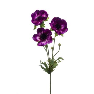 Artificial anemone SUGOL, violet, 30"/75cm