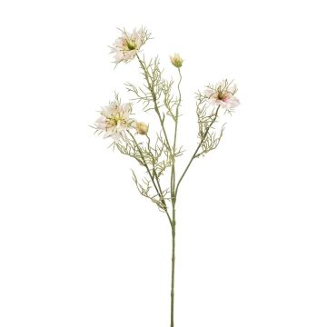 Decorative branch Nigella JENNIE, cream-pink, 28"/70cm