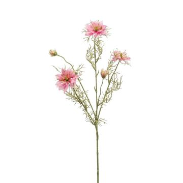 Decorative branch Nigella JENNIE, pink, 28"/70cm