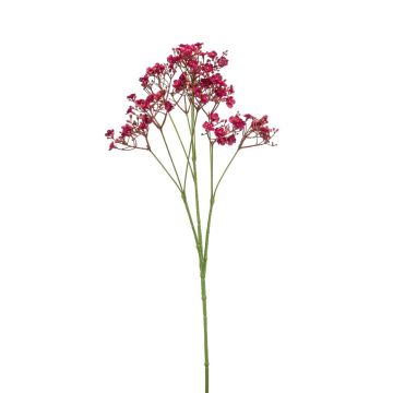 Artificial gypsophila LITAGO, fuchsia, 28"/70cm, Ø0.6"/1,5cm