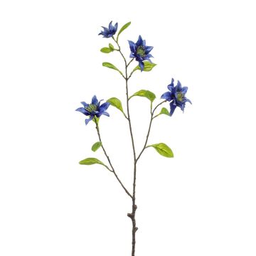 Decorative branch Clematis RUHNA, blue, 30"/75cm