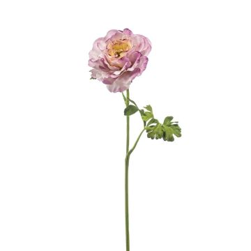 Artificial ranunculus KRISTY, purple-cream, 24"/60cm