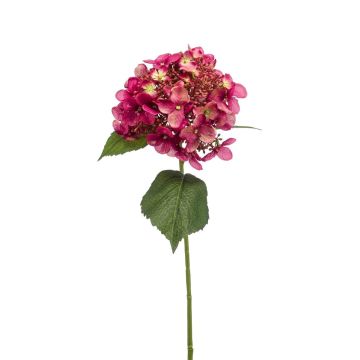 Artificial hydrangea CALESA, fuchsia, 20"/50cm