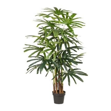 Artificial bamboo palm tree PARNI in decorative pot, 5ft/155cm