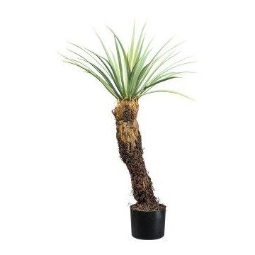 Plastic palm tree Yucca CLATA, grey-green, 3ft/95cm