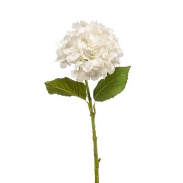 Decorative hydrangea LOVA, white, 20"/50cm