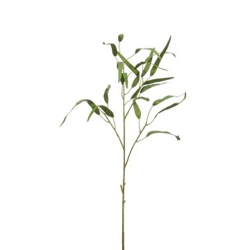 False eucalyptus branch CALIK, green, 30"/75cm