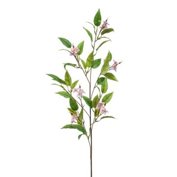 Decorative branch Japanese dogwood JANITA with flowers, light purple, 3ft/100cm