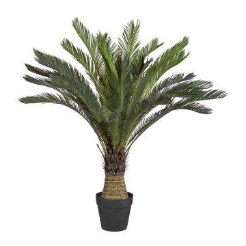 Artificial palm Cycas DAMON in decorative pot, 4ft/130cm