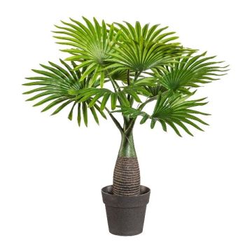 Artificial palm Livistona GISEL in decorative pot, 18"/45cm