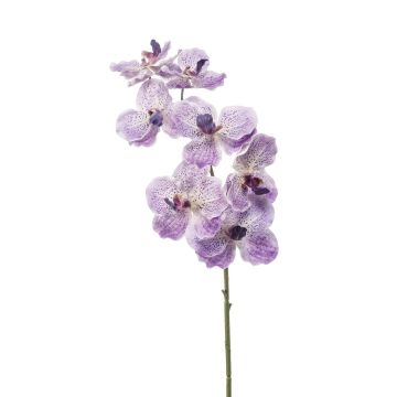 Artificial branch Vanda orchid LODON, light purple-white, 30"/75cm