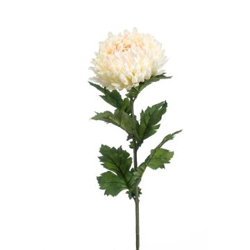 Artificial chrysanthemum LAZO, cream-pink, 30"/75cm