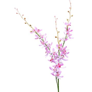 Artificial flower branch Cymbidium orchid MONDEGO, pink-fuchsia, 3ft/95cm