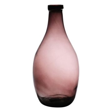 Decorative vase made of glass OMAIA, recycled, violet-clear, 37cm, Ø19cm