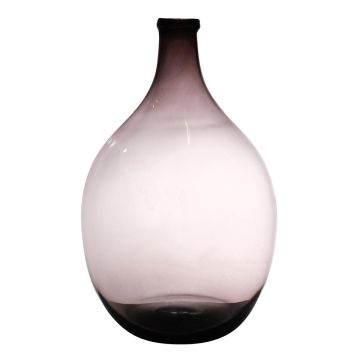 Decorative vase made of glass OMAIA, recycled, violet-clear, 43cm, Ø29cm