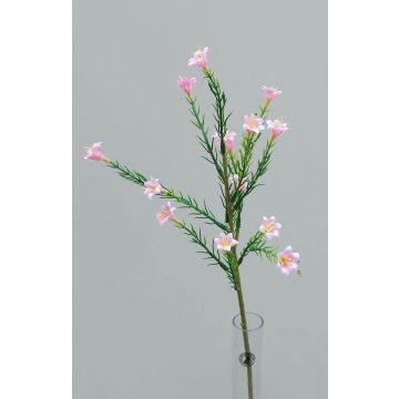 Plastic Australian wax flower MAKEDA, pink-yellow, 18"/45cm