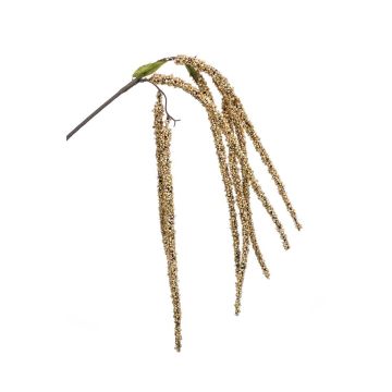 Artificial branch Amaranth LANXA with flowers, beige, 3ft/105cm