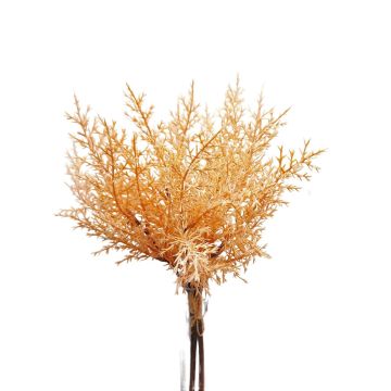 Artificial Asparagus sprengeri bunch RUBIOLTA, apricot, 14"/35cm