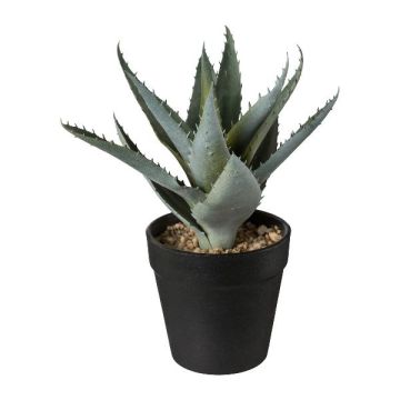 Artificial succulent Aloe Vera BLORN in decorative pot, green, 8"/20cm